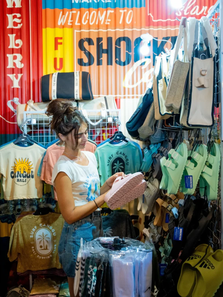 Weekend market Canggu guide: Shop authentic Balinese crafts at Shocked Dog & Sunday markets. Handmade jewelry, fashion, art & more from local artisans.